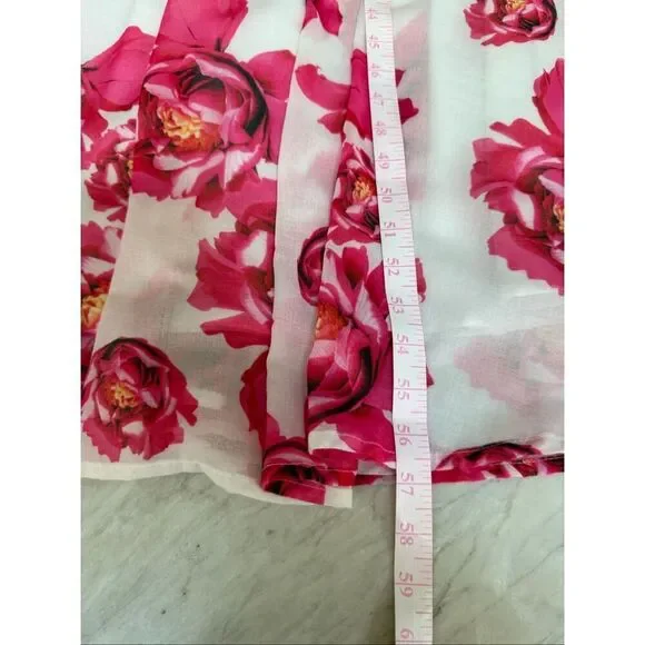 Here comes the sun maxi floral dress cotton blend size L - Picture 8 of 9